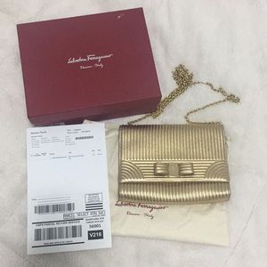 Salvatore Ferragamo golden bag